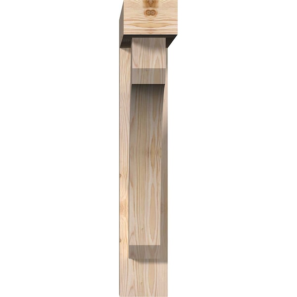 Legacy Block Smooth Bracket W/ Offset Brace, Douglas Fir, 5 1/2W X 24D X 32H